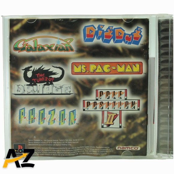 Playstation 1 PS1 Namco Museum Vol. 3 Galaxian, Ms. Pac-Man, Dig Dug Black Label - Picture 4 of 7